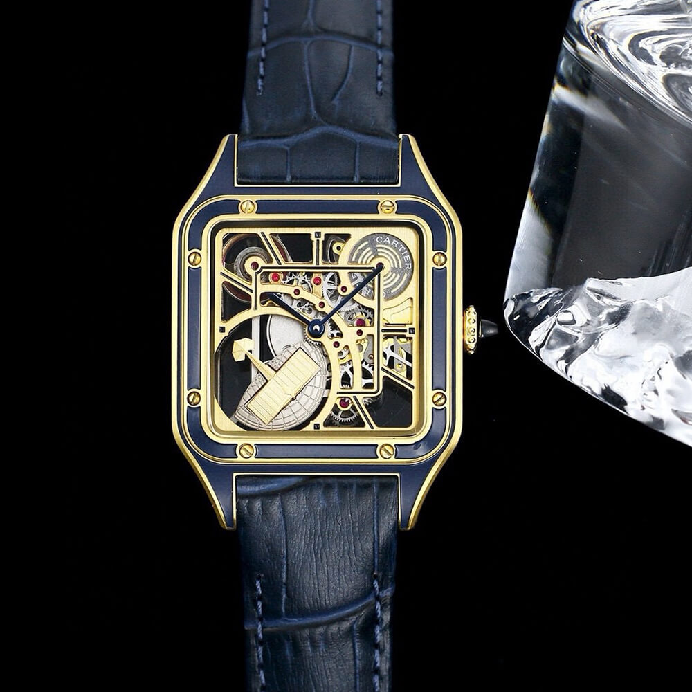Ca*t1er Santos Skeleton Watch