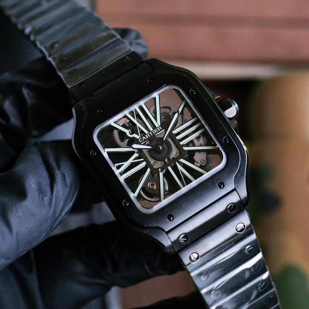 Ca*t1er Santos Skeleton Watch
