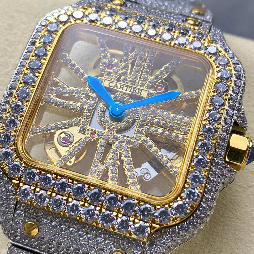 Ca*t1er Santos Skeleton Watch