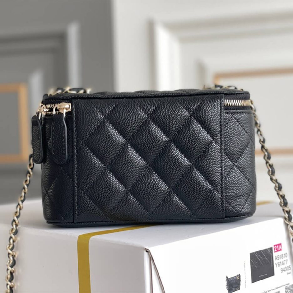 Ch**el long box cosmetic bag