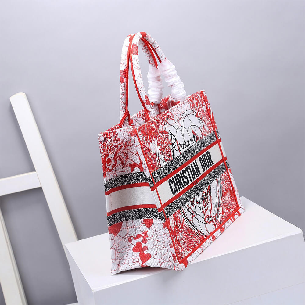 SMALL D10r BOOK TOTE