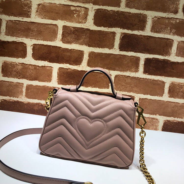 Gvc*1 GG Marmont Mini Top Handle Bag