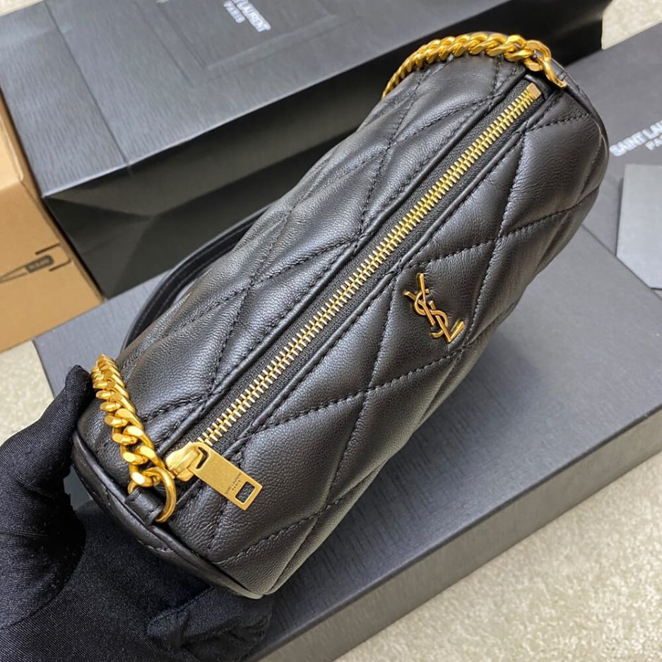Y51 SADE MINI TUBE BAG IN QUILTED LAMBSKIN