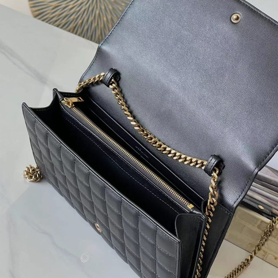 Y51 LAMBSKIN CASSANDRE CHAIN WALLET