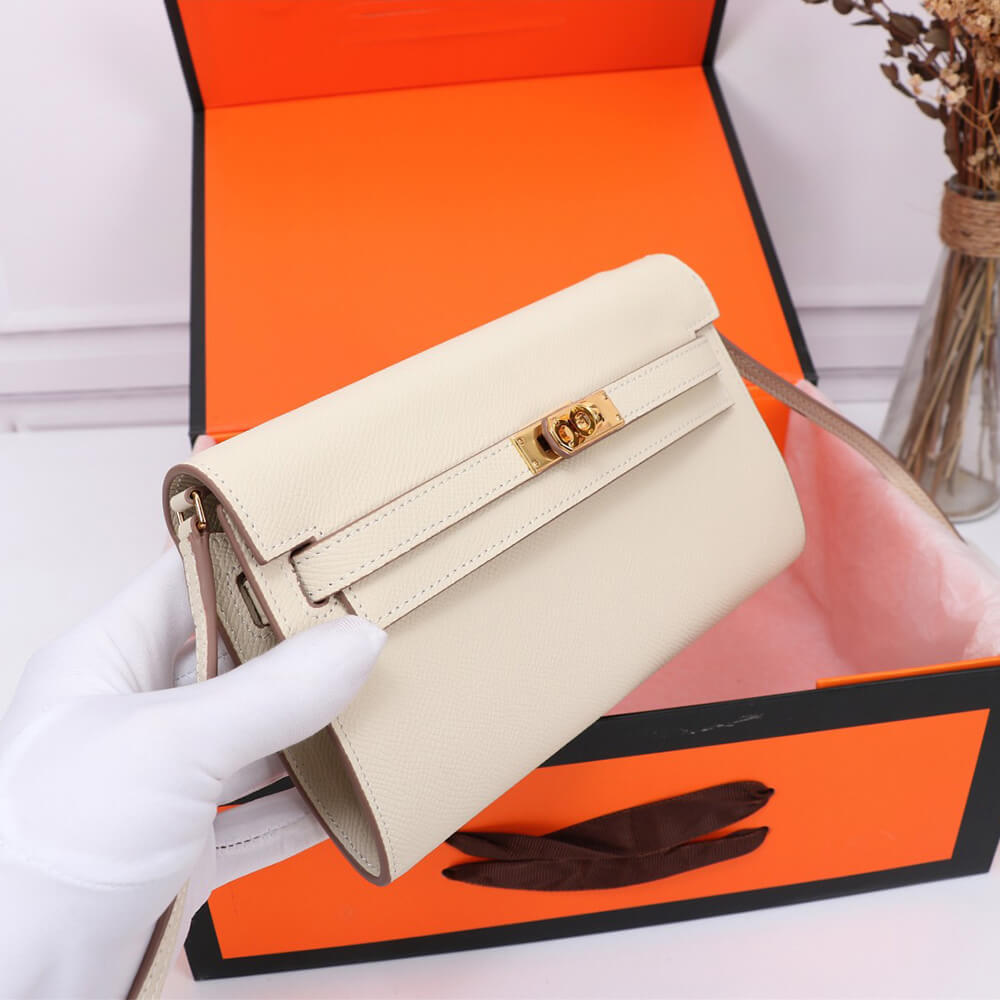 H**me5 Kelly Classique To Go wallet