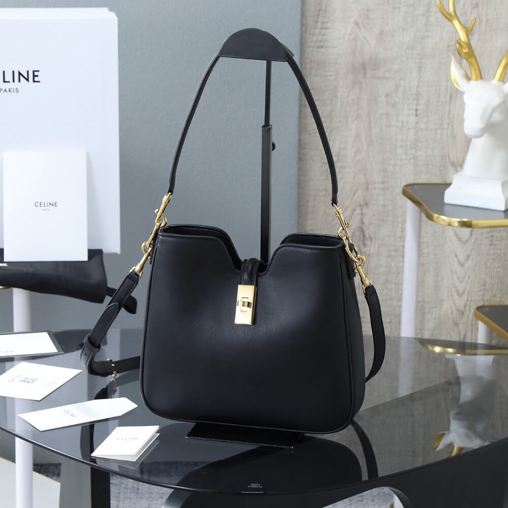 Ce1i*e SMALL CAMILLE 16 SOFT BAG IN SMOOTH CALFSKIN(HIGH-END GRADE)