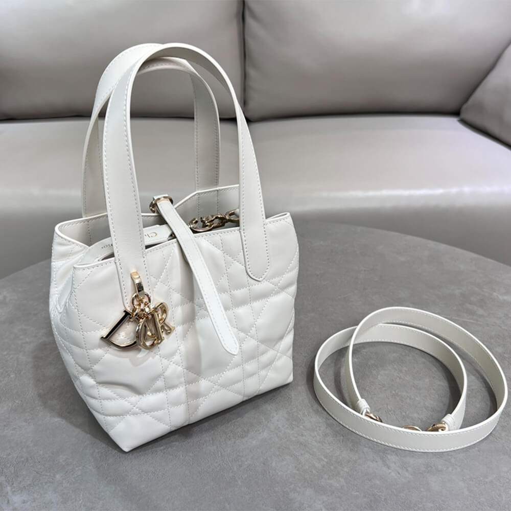 Small D10r Toujours Vertical Tote Bag